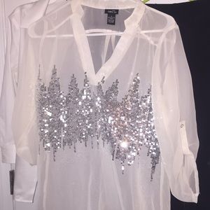 See through Rue 21 bling top